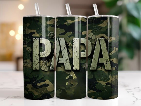 Camo Papa Tumbler Wraps & Graphics Review