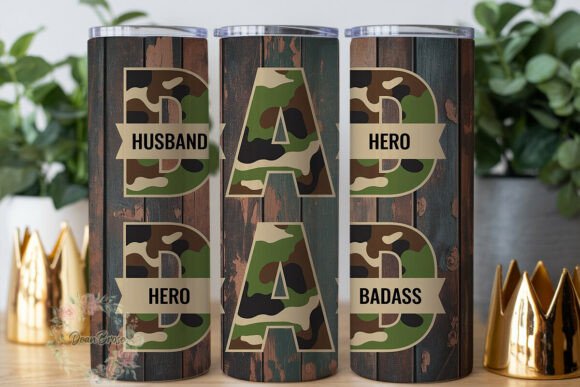 Dad Husband Hero Badass Tumbler Wrap Graphics Review