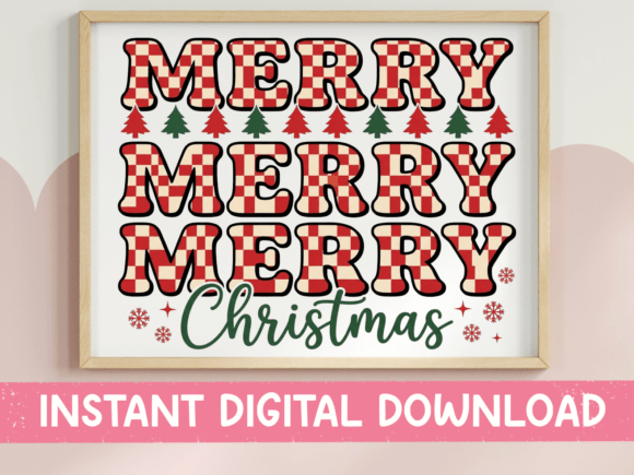 Merry Merry Merry Christmas SVG Graphics