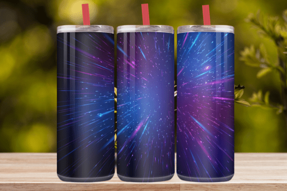 Neon Cosmic Burst Tumbler Wrap: Graphics & Tumbler Wraps Reviewed