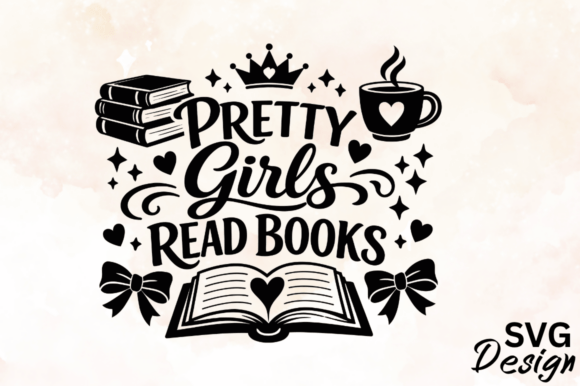 Pretty Girls Read Books SVG: Graphics & Crafts Review