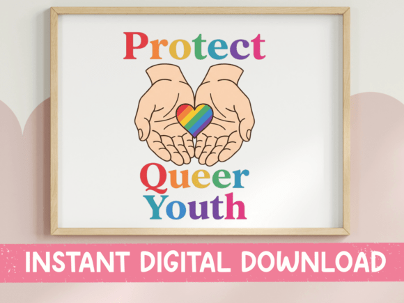 Protect Queer Youth SVG PNG for T-Shirt Graphics