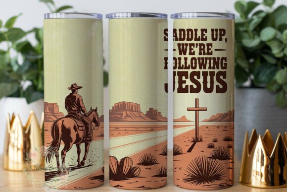 Western Desert Jesus Tumbler Wrap Graphics Review